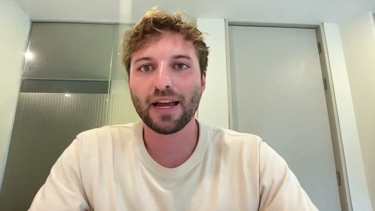 Still frame from the recorded video